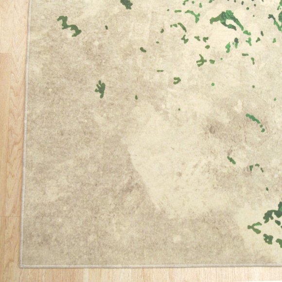 Distressed Bohemian Medallion Rug - Picture 3 of 5